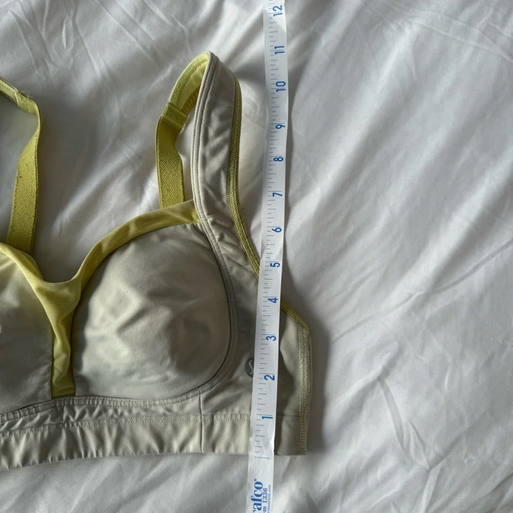 Lululemon Ta Ta Tamer High Impact Sports Bra, Mellow Yellow